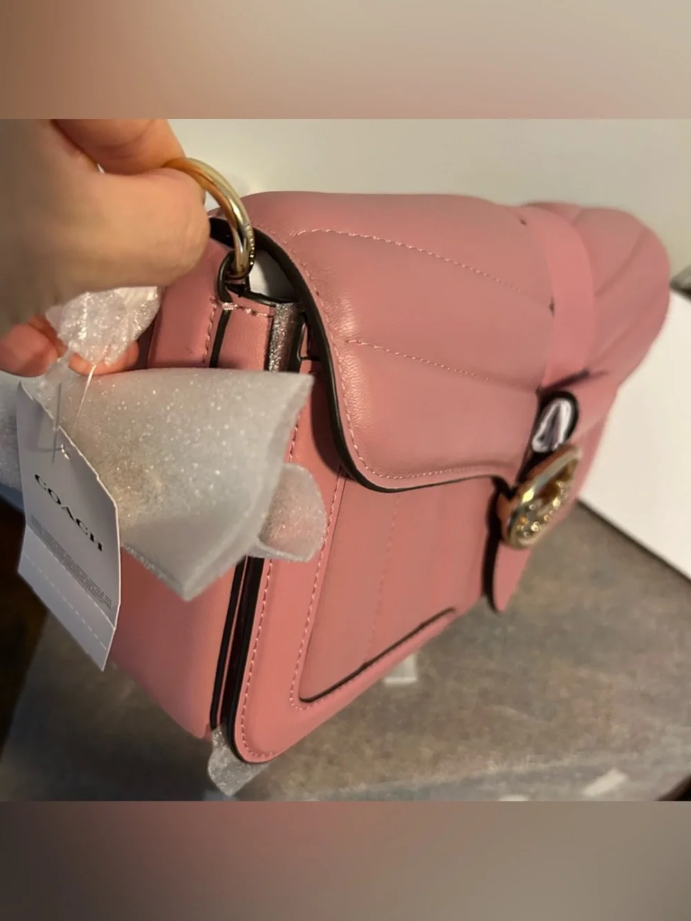 Coach Georgie Shoulder Bag With Puffy Quilting - Picture 4 of 10
